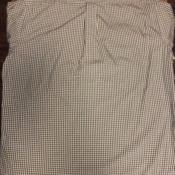 LL Bean Mens Button Up Collared Shirt Large Regular Green Plaid LG - Picture 10 of 10